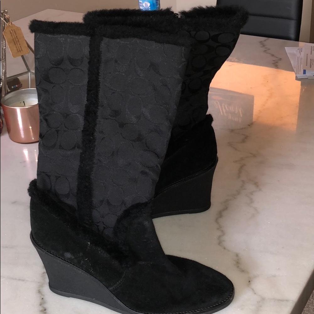 Coach Signature Boots